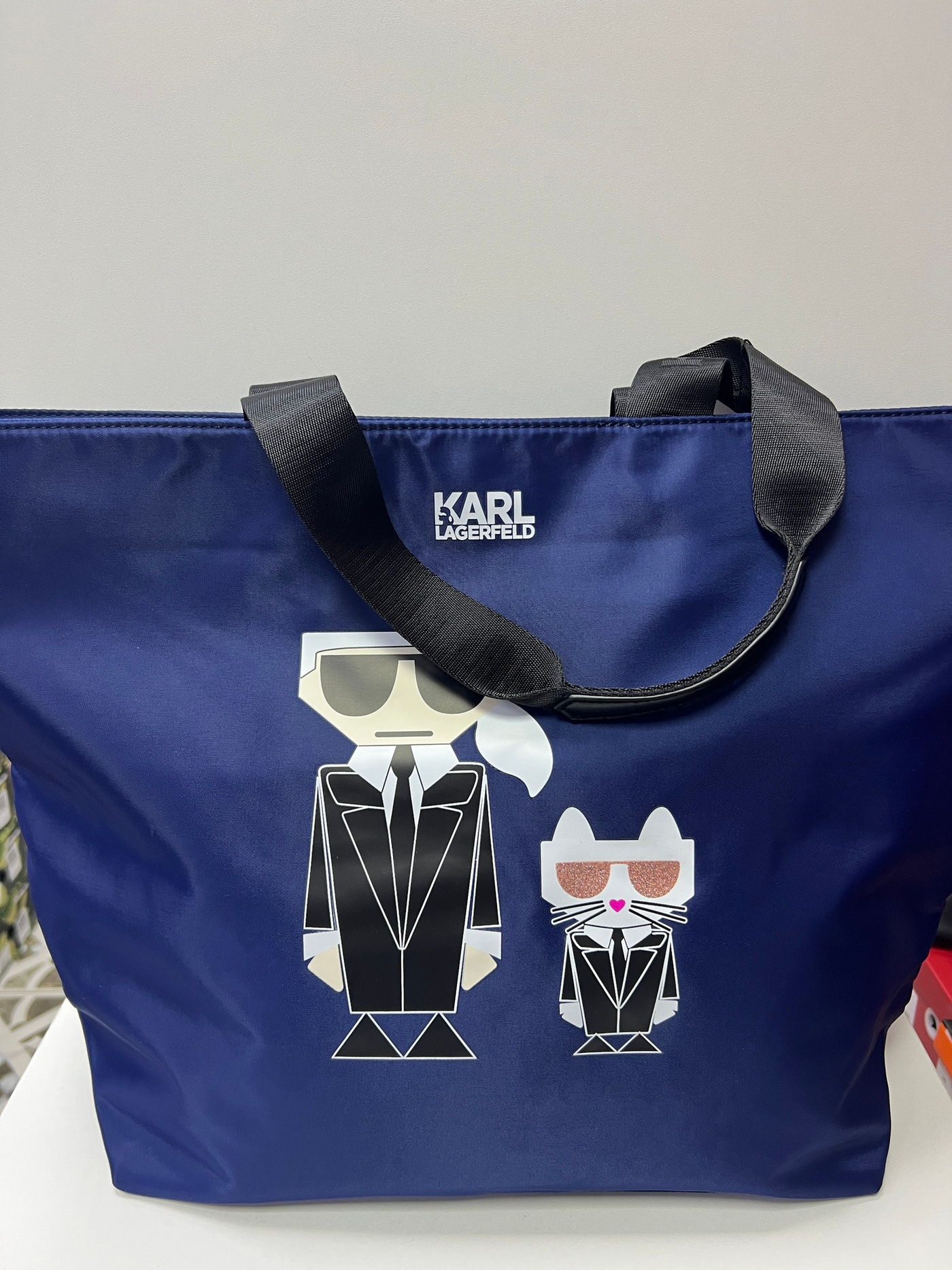 Шоппер Karl синий