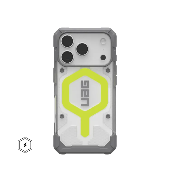 UAG Pathfinder Clear with MagSafe Series Case for Apple iPhone 17 Pro Active Neon (Жёлтый)