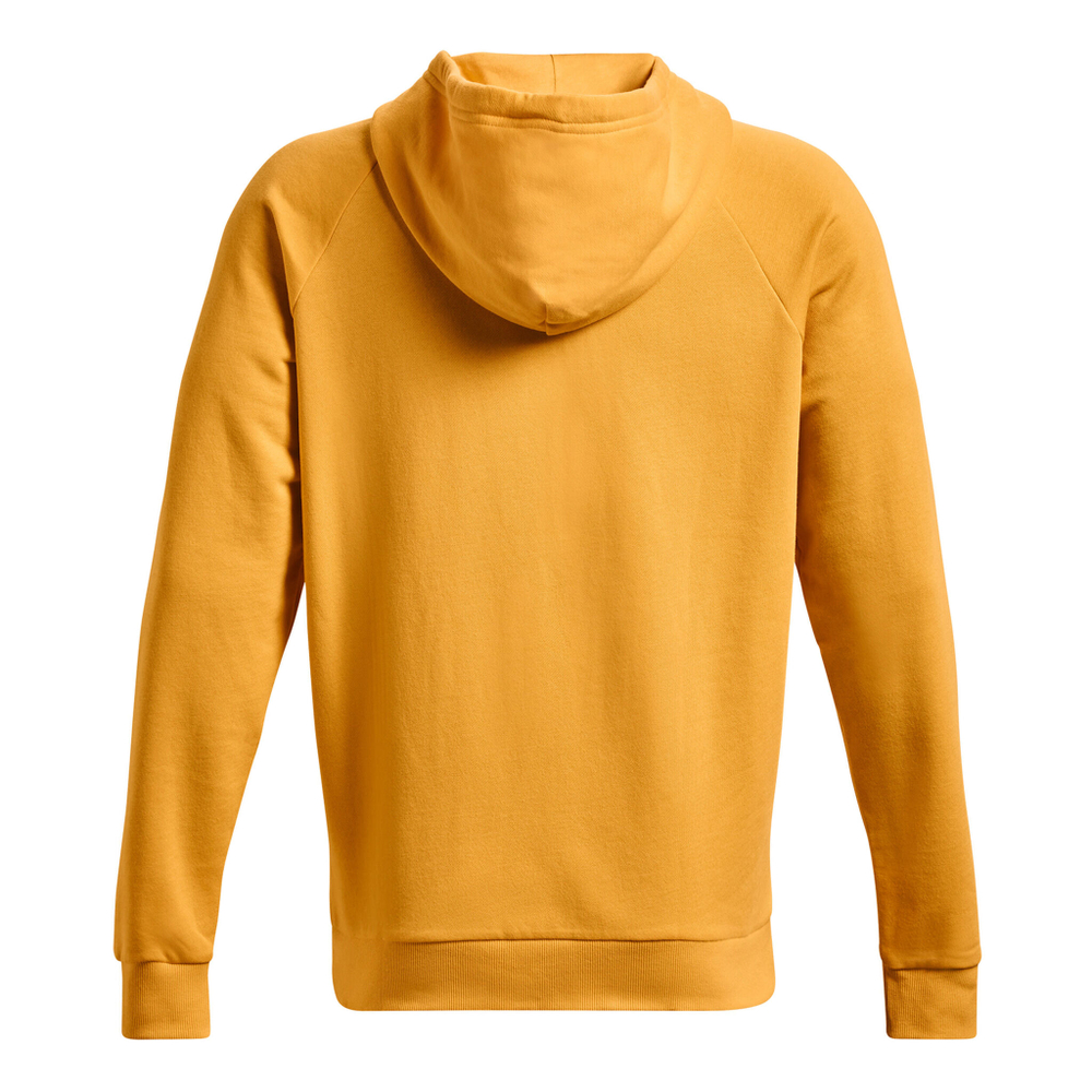 Мужская кофта теннисная Under Armour Rival Fleece Big Logo Hoody Men - Golden Yellow, White