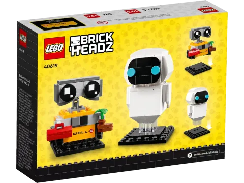 Конструктор LEGO BrickHeadz 40619 ЕВА и ВАЛЛ•И