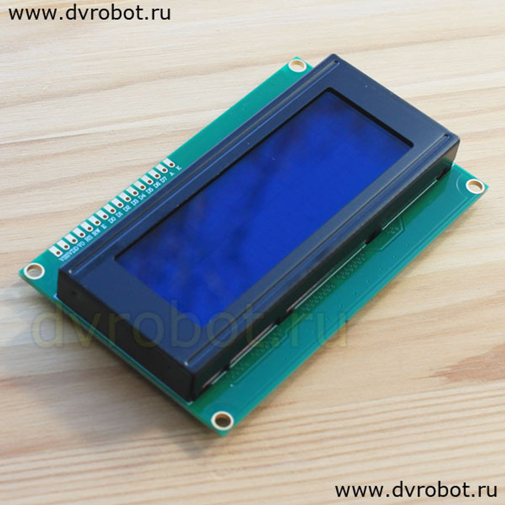 Экран 4х20 LCD синий