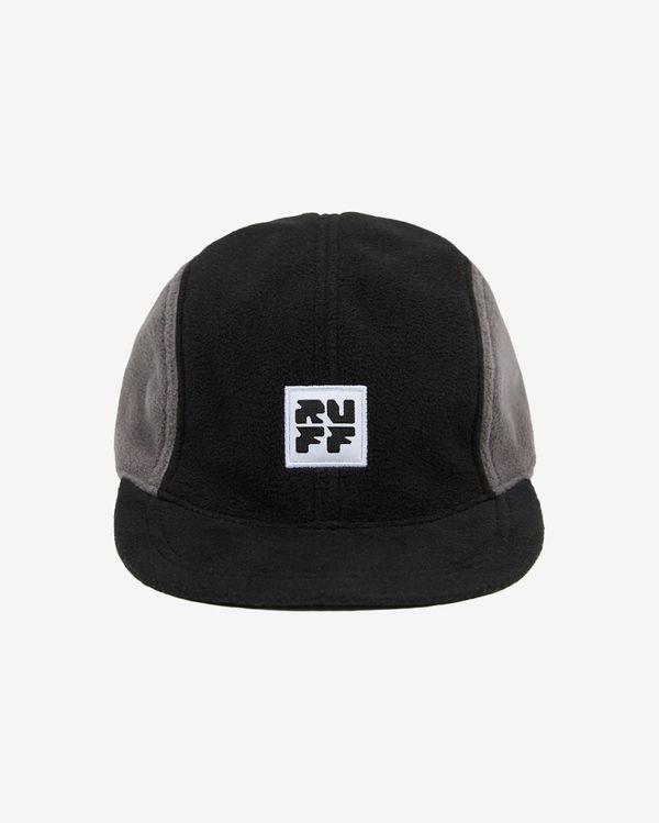 Кепка 5panel fleece черный/серый - фото 1