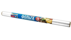 Фольга алюмин. 30см*10м 14мк в пленке PATERRA