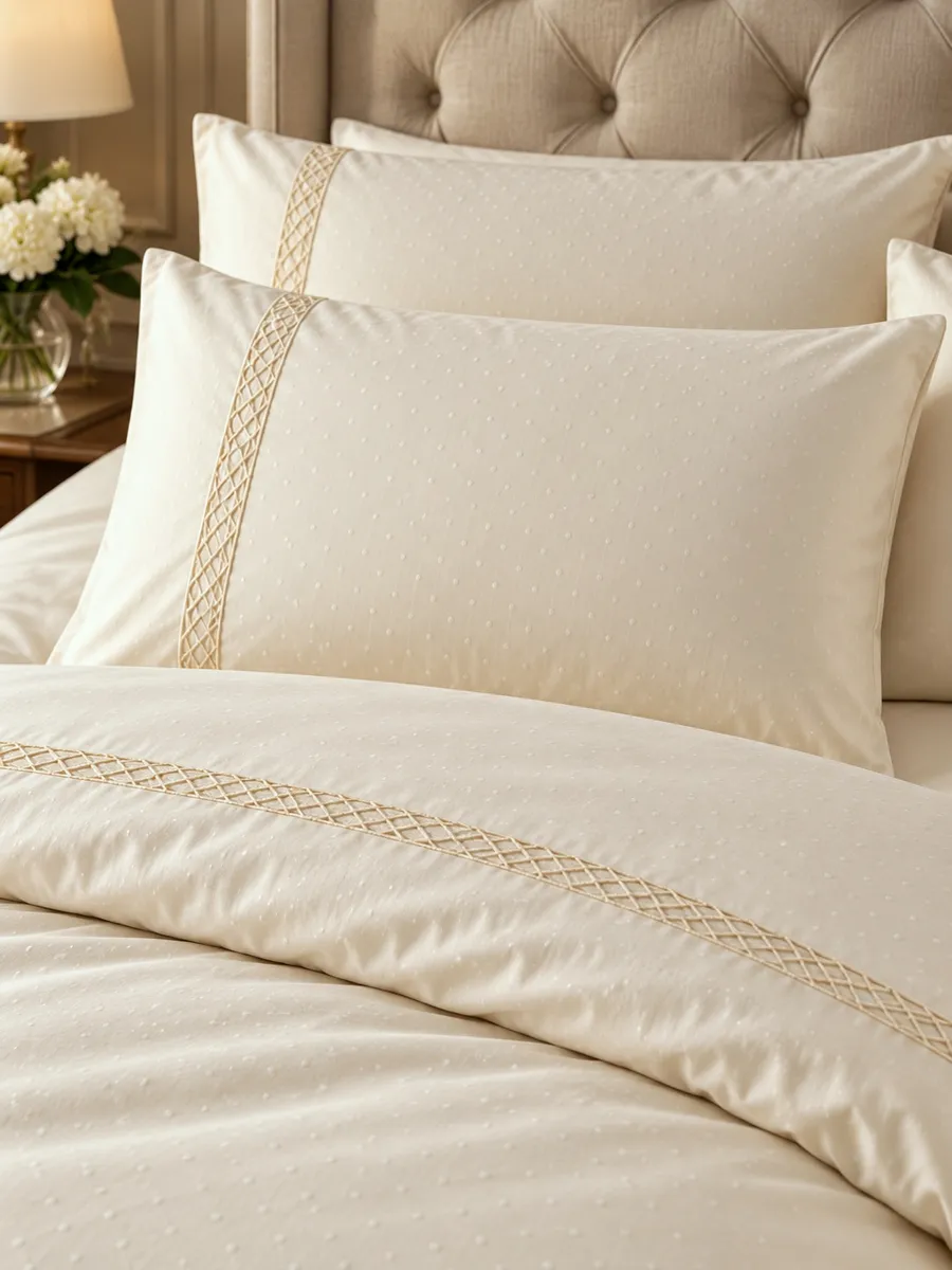 Gelin Home КПБ 6 пр. MYKONOS бежевый цвет пододеяльник 200*220, простынь 240*260, наволочки 50*70 2шт, декоративные наволочки 50*70 2шт GLNN204 — фото 6