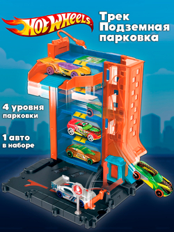 Игрушечный трек Hot Wheels Парковка