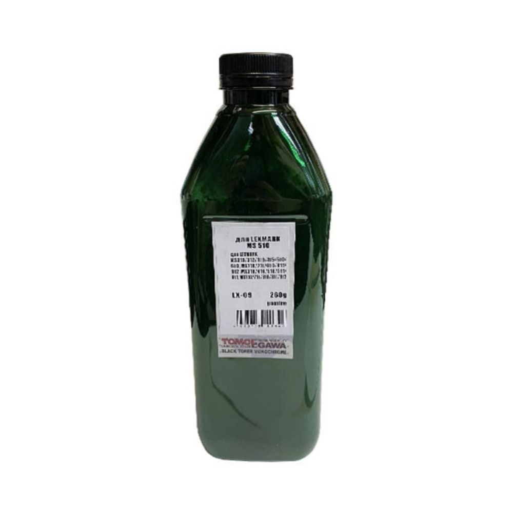 Тонер TOMOEGAWA тип LX-09 для Lexmark MS510/610, MX310/410/510/611 (260 гр) Green Line Тонер TOMOEGAWA тип LX-09 для Lexmark MS510/610, MX310/410/510/611 (260 гр) Green Line