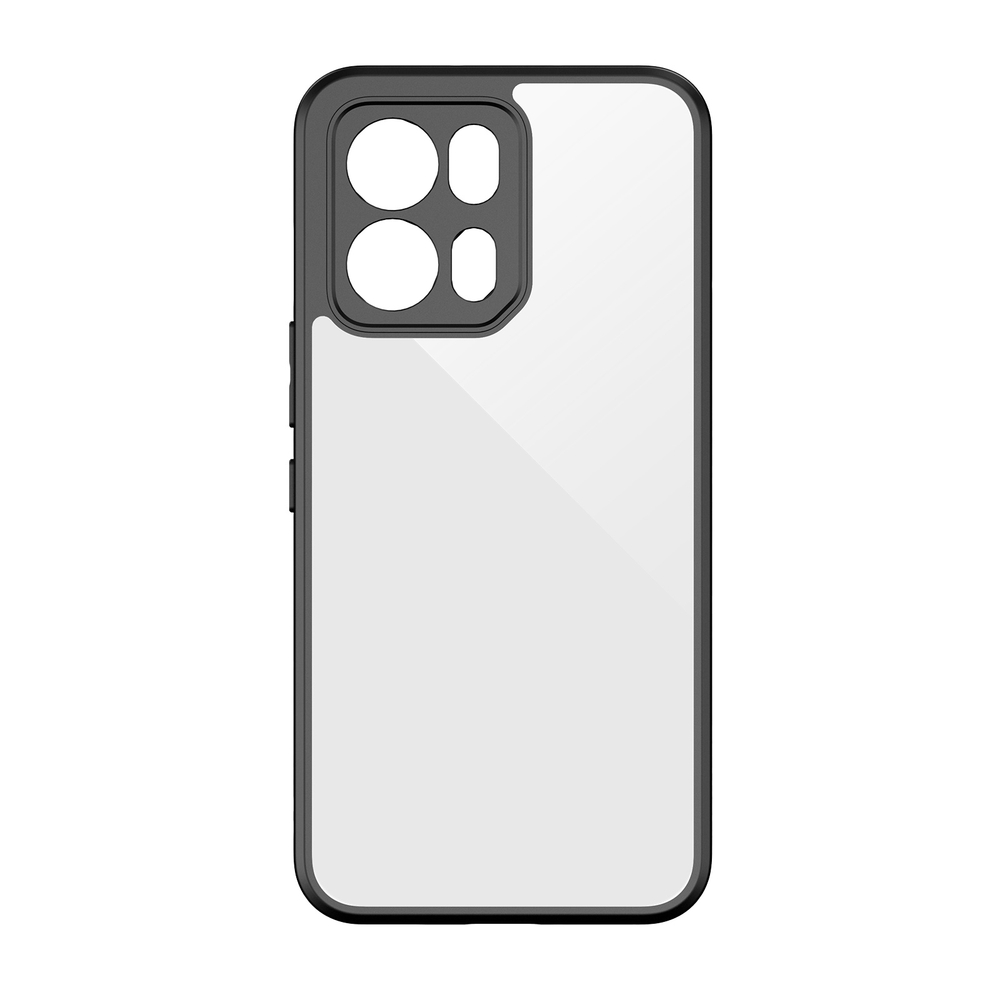Чехол прозрачный с черными мягкими рамками для OPPO K15 Pro, серия Aimo Series Case от Dux Ducis