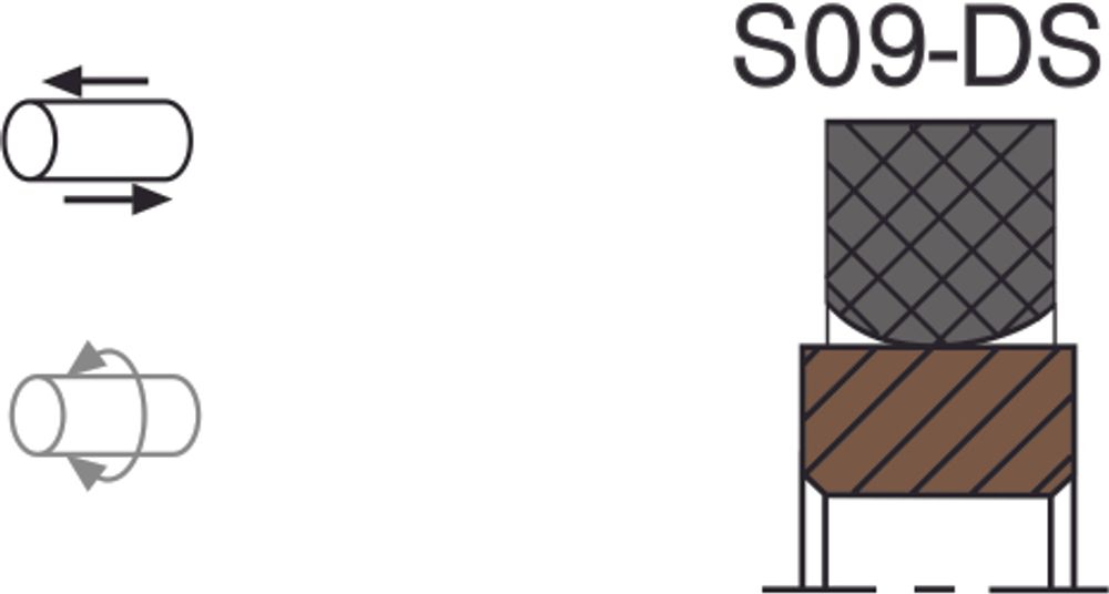 Уплотнение штока S09-ES / S09-DS 70x85.1x6.3 Aksios