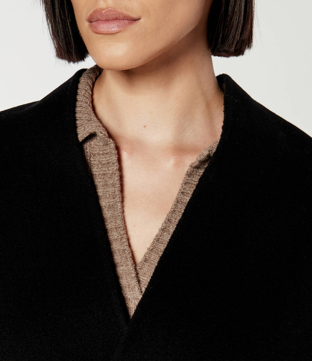 Хлопковое пальто Weekend MaxMara - черный(250160116)