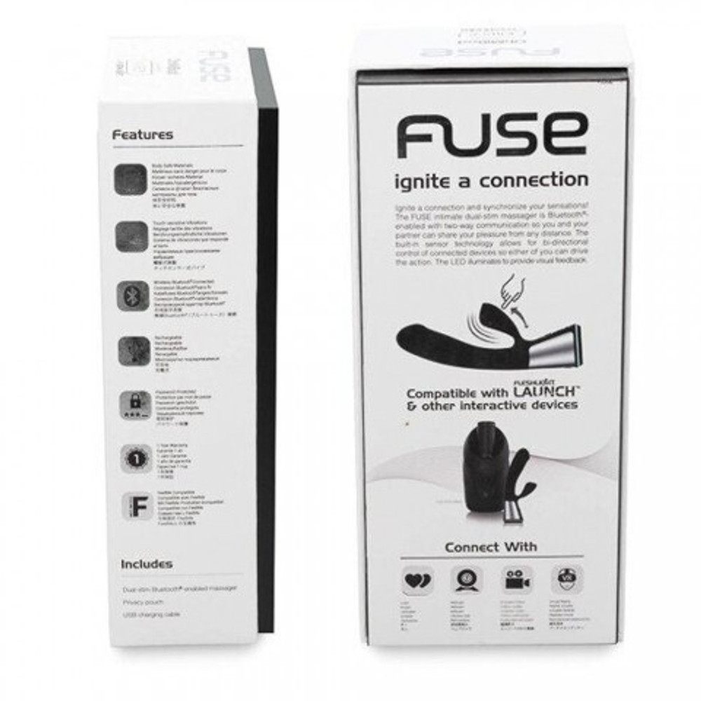 Вибратор с двойной стимуляцией Ohmibod Fuse от KIIROO (черный)