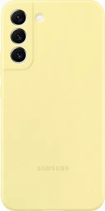 Чехол Силиконовый для Samsung Galaxy S22+, желтый (Из Финляндии)