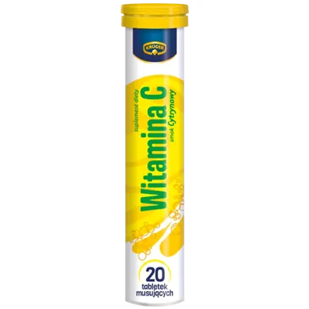 Шипучие таблетки Krüger Vital Power Vitamin C, 84 г