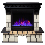 Каминокомплект Real Flame Stone 25/25,5 AO с очагом Saphir 25,5