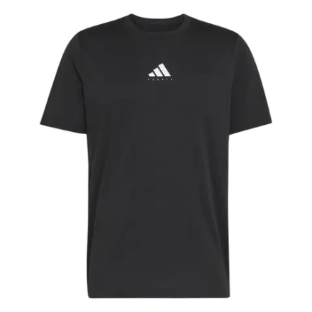 Теннисная футболка Adidas Tennis Category Graphic - black/white