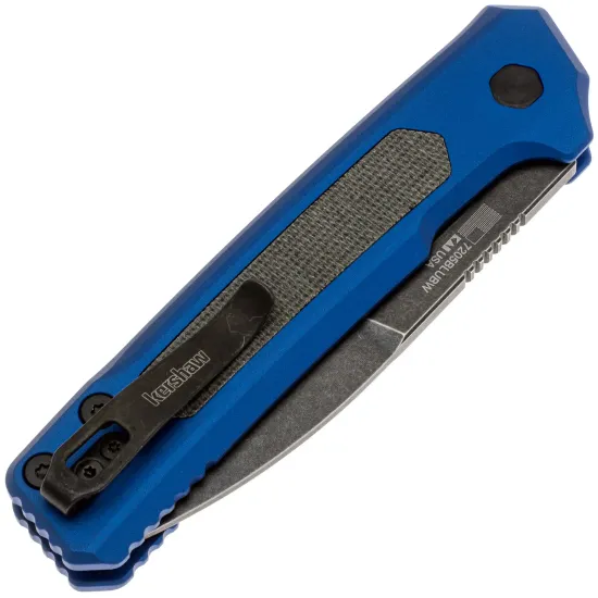 Автоматический нож KERSHAW 7205BLUBW Launch 22 - рукоять алюминий / микарта, сталь - CPM-Magnacut