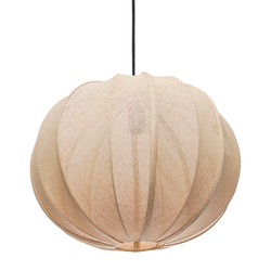 Светильник подвесной texture rib, D48 см, бежевый