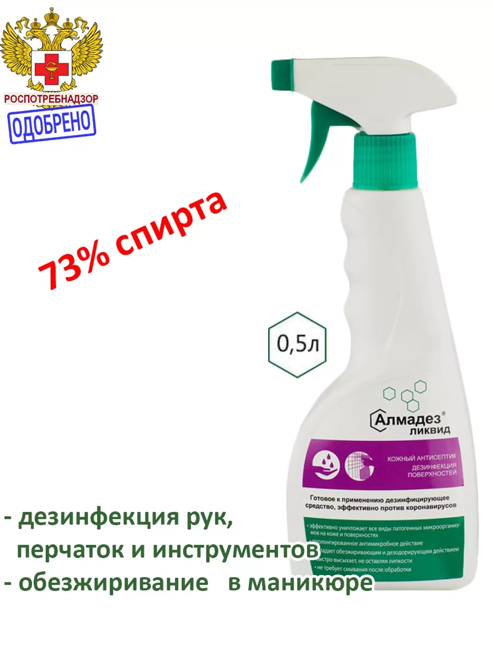 Спиртовой антисептик для рук Дезинфекция инструментов