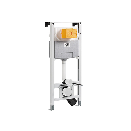 Инсталляция для унитаза OLI 120 ECO Sanitarblock pneumatic + Панель слива KARISMA, глянцевый хром 879235pKA00