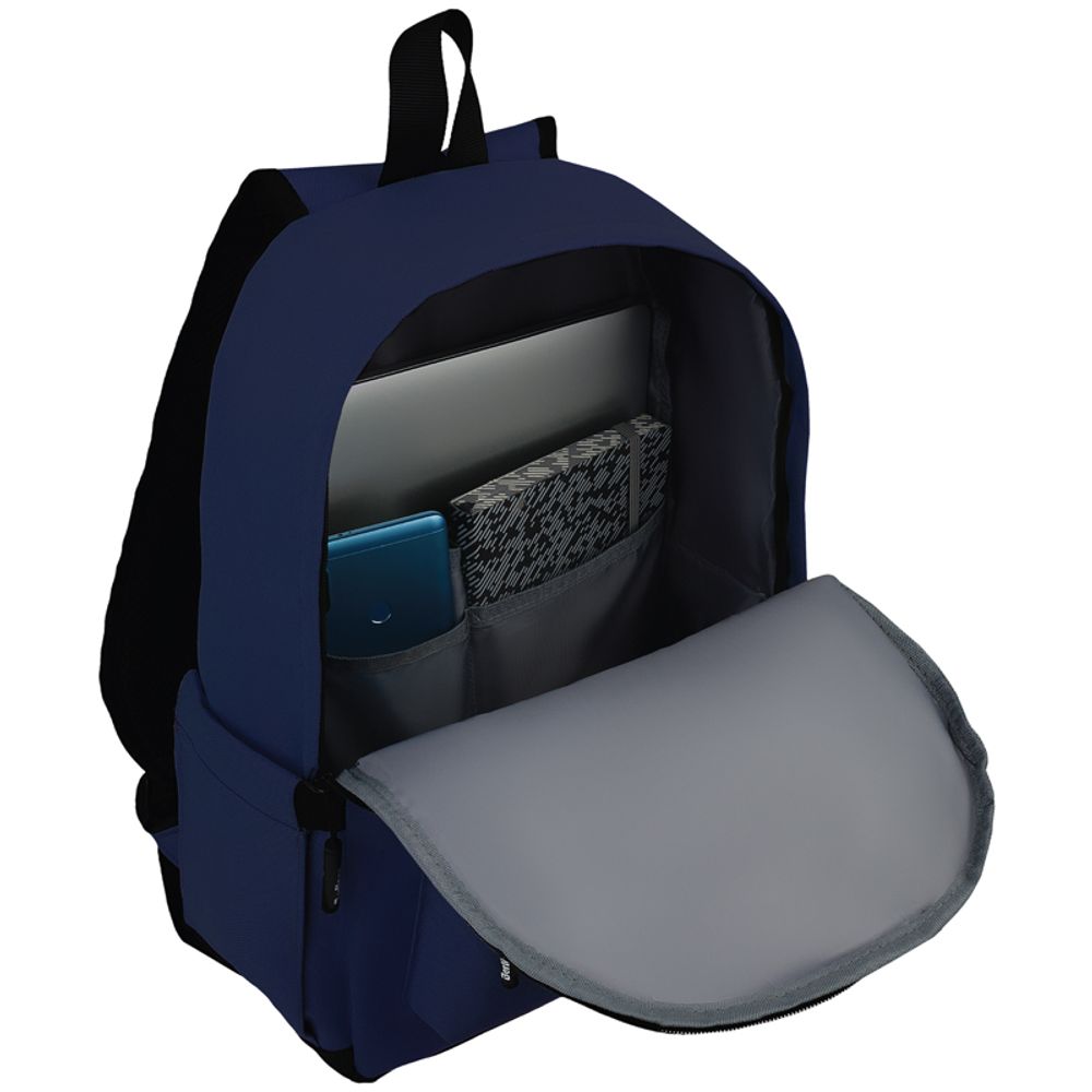 Рюкзак Berlingo Casual City blue 39,5х27х13см, 500 гр., 1отд. 3карм, уплотненная спинка