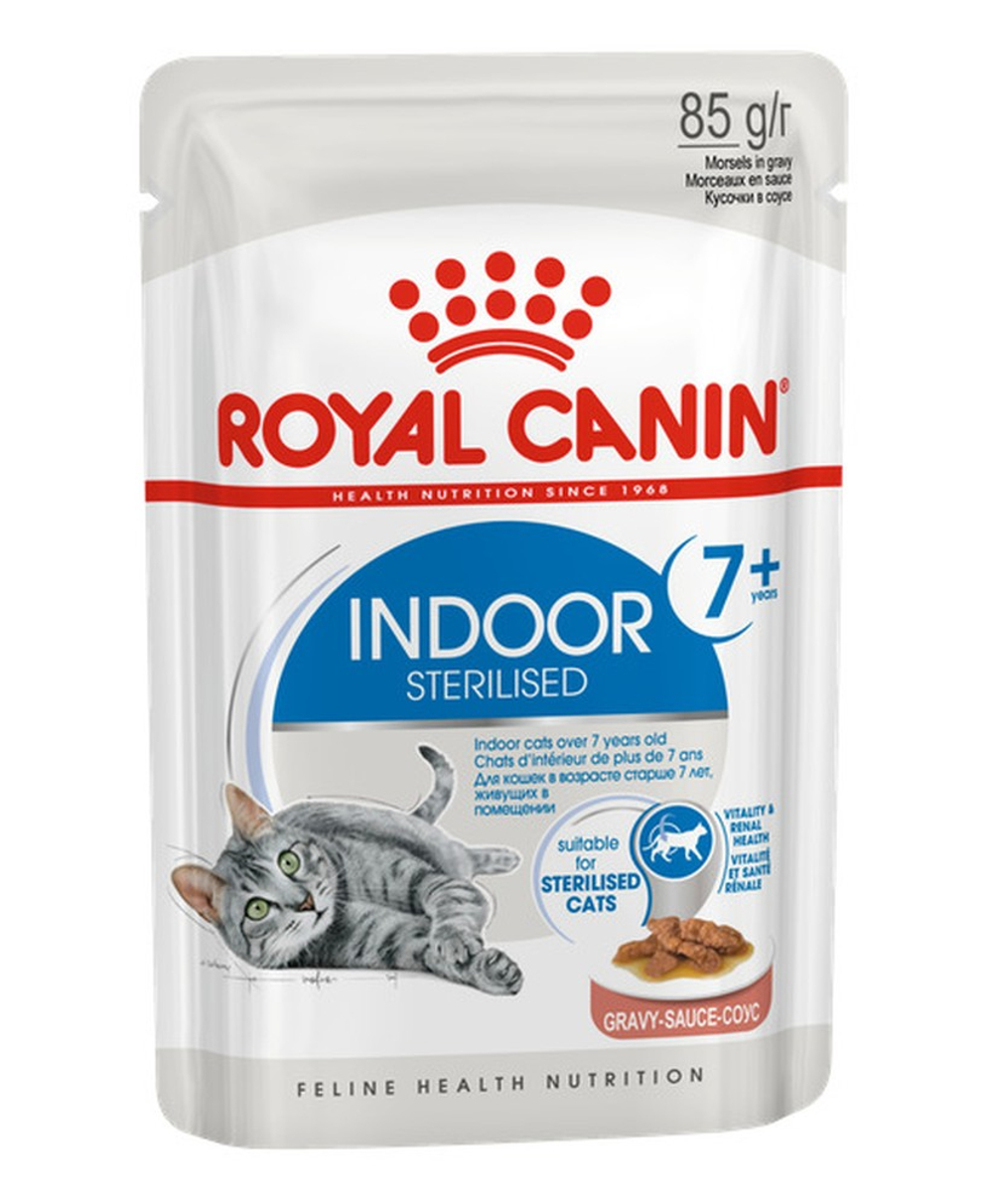 Royal Canin Indoor Sterilised 7+ соус пауч для кошек 85 г