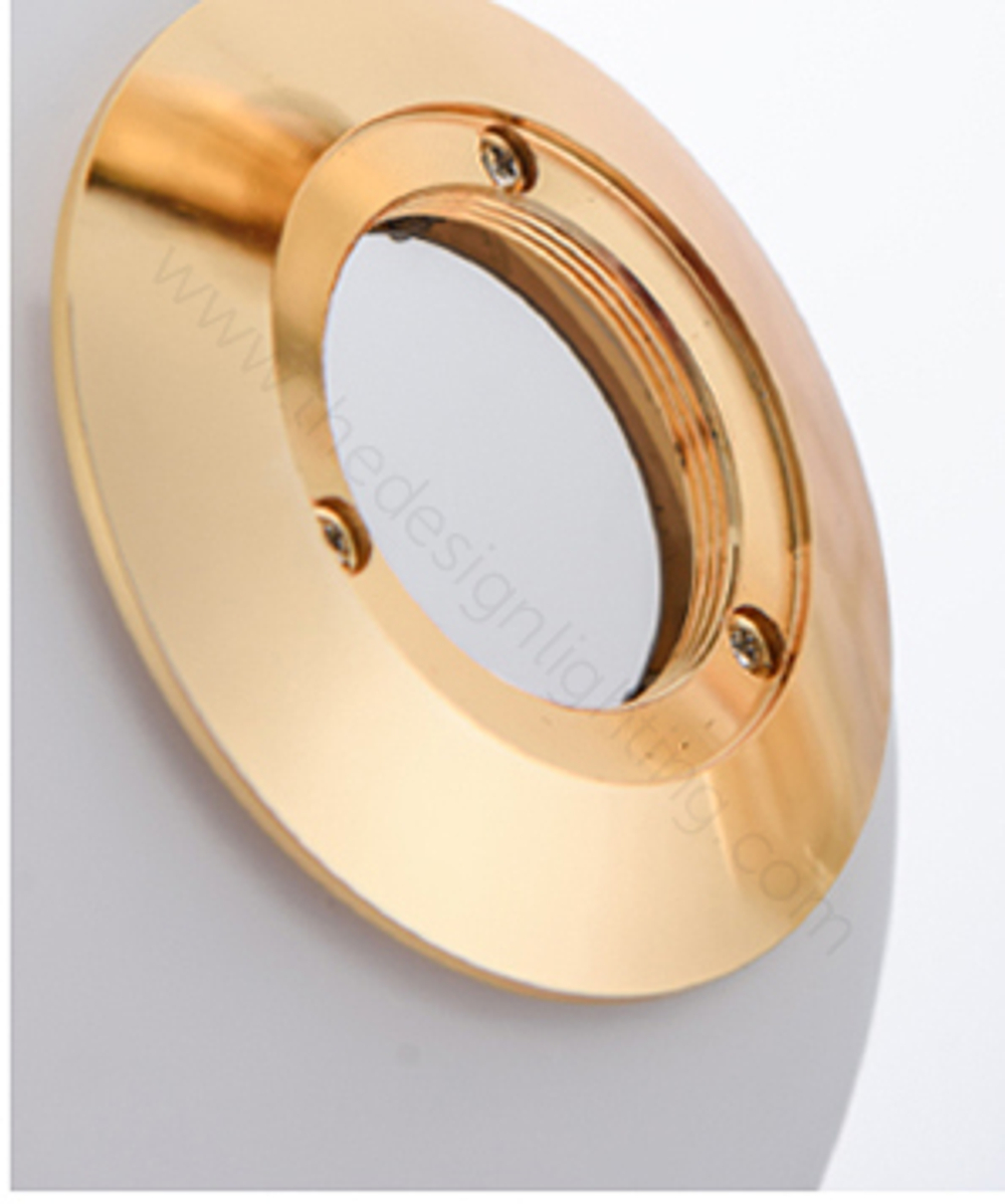 Pendant design lamp Aballs  by Parachilna (Gold,  D15)