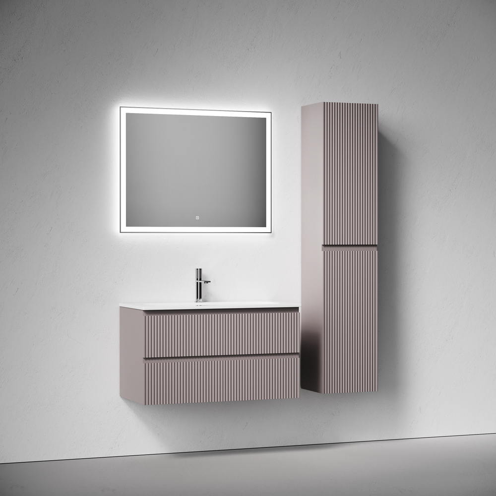 Тумба подвесная Sancos Snob R c двумя ящиками 890х445х500, Doha Soft, SNR90SM, арт. SNR90SM