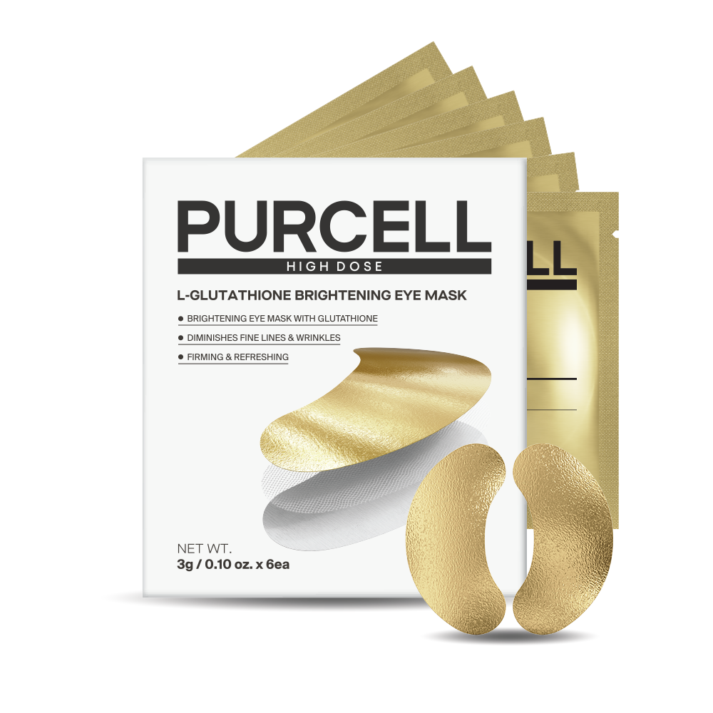 PURCELL Патчи с липосомальным глутатионом L-Glutathione Brightening Eye Mask, 6 пар