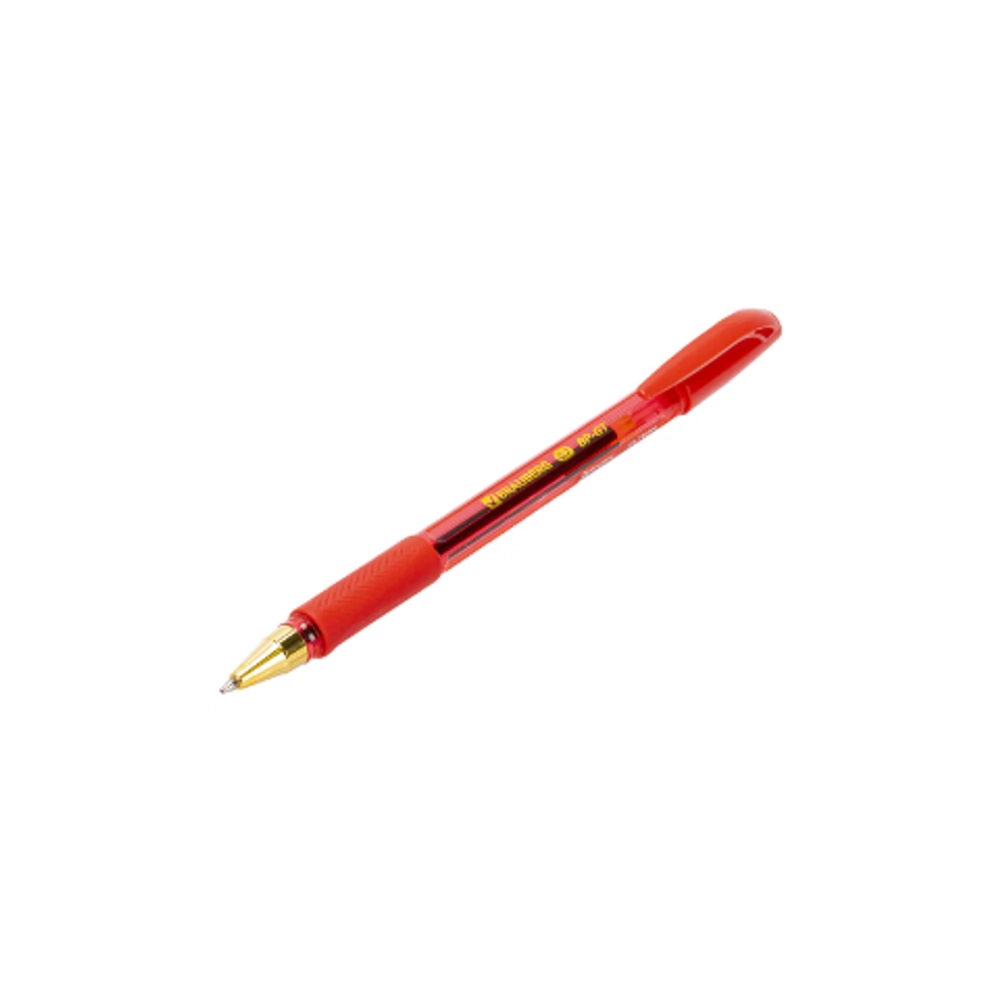 Ручка BRAUBERG BP-GT GLD RED красная, 0,7 мм, линия письма 0,35 мм 144506