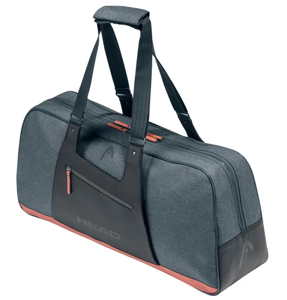 Сумка теннисная Head Women's Court Bag - anthracite/theracota
