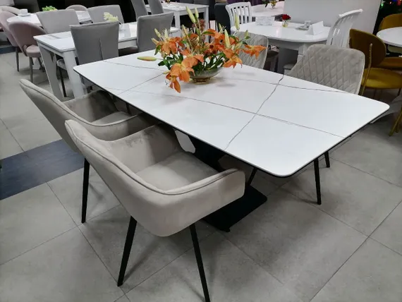 Стол Laurel 180х90 см белая керамика