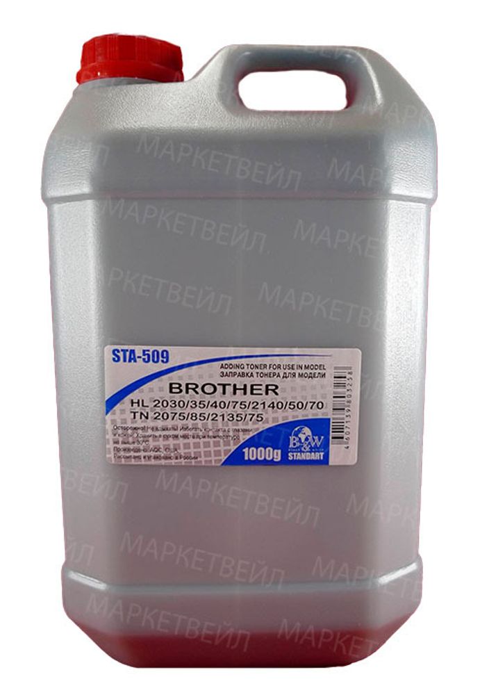 Тонер Brother TN 2075/85/2135/75/HL 2030/35/40/75/2140/50/70 (1кг) Black&White Standart Тонер Brother TN 2075/85/2135/75/HL 2030/35/40/75/2140/50/70 (1кг) Black&White Standart