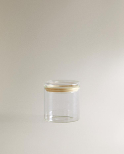 ZARA HOME БАНКА ДЛЯ ХРАНЕНИЯ ИЗ ТЕРМОСТОЙКОГО СТЕКЛА, ПРОЗРАЧНЫЙ