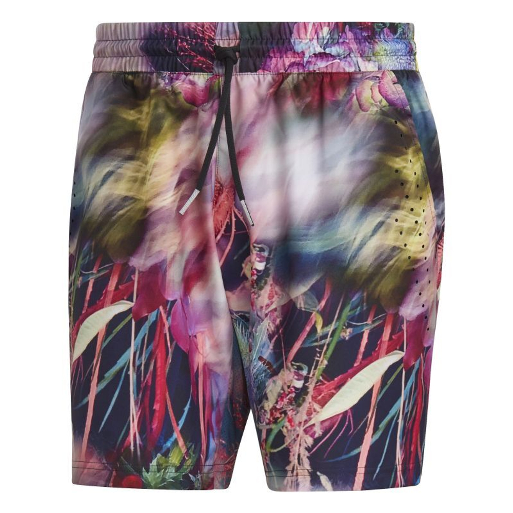 Мужские шорты теннисные Adidas Melbourne Ergo Short - разноцветный/black