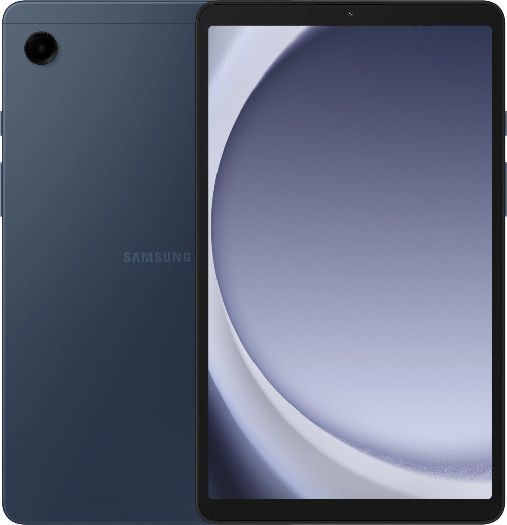 Планшет Samsung Galaxy Tab A9 SM-X115 G99 (2.2) 8C RAM4Gb ROM64Gb 8.7" LCD 1340x800 4G Android 13 темно-синий 8Mpix 2Mpix BT WiFi microSD 1Tb 5100mAh 7hr
