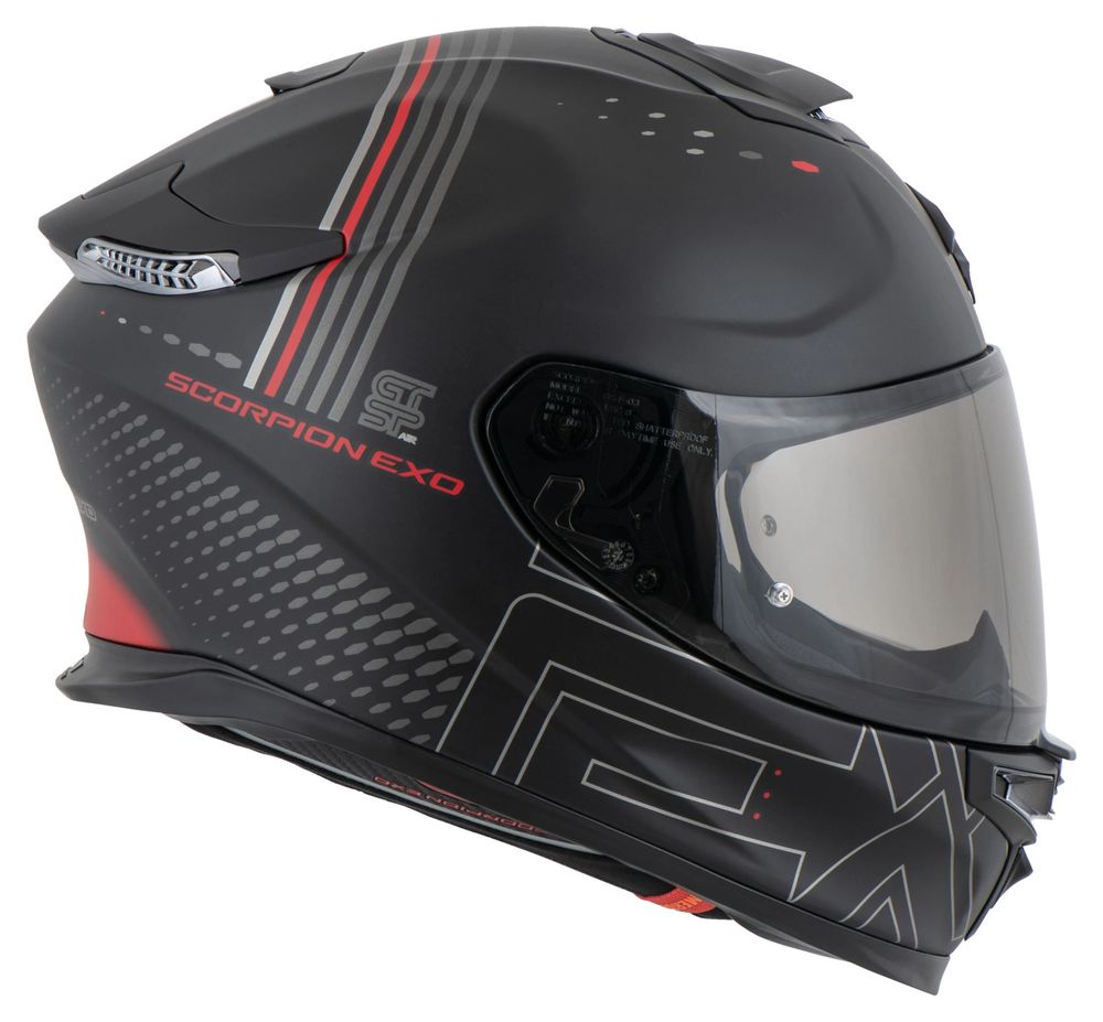 EXO-GT SP Air Techlane / Матовый / Черно-красный