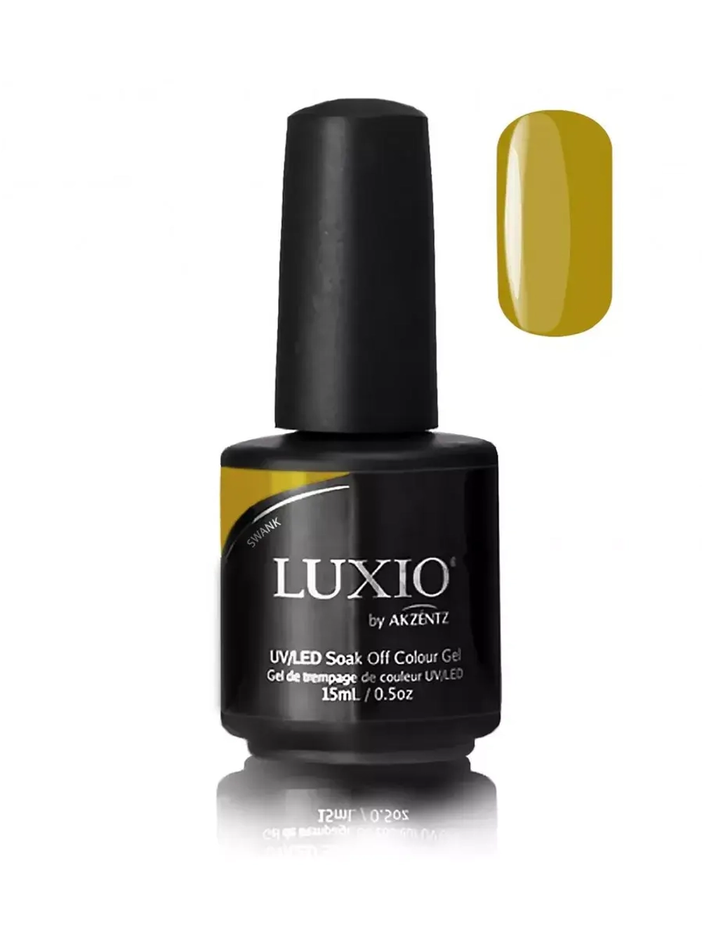 Гель лак Luxio Swank для ногтей 15 мл горчичный