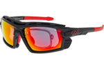 Спортивные очки с диоптриями GOG Glaze / Black/Red / Reflex Red
