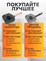 Сковорода с крышкой для блинов и яичницы 4 секции