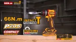 Набор 20В BL Мини-УШМ 76мм и Шуруповерт 66 Hm INGCO CKLI20255 INDUSTRIAL