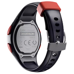 DECATHLON Wrist Watch Electronic Movement Resin Strap 34mm Gray Dial Kids"