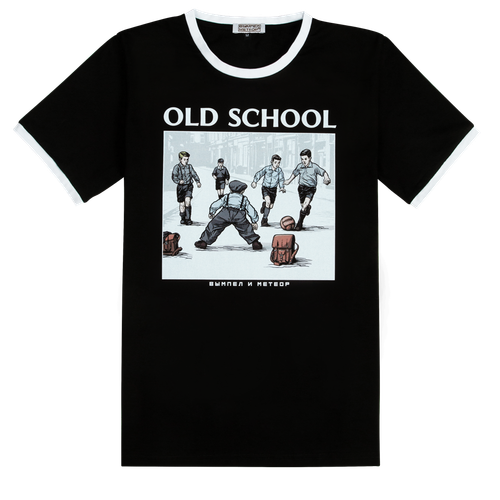 Футболка Old school чёрная