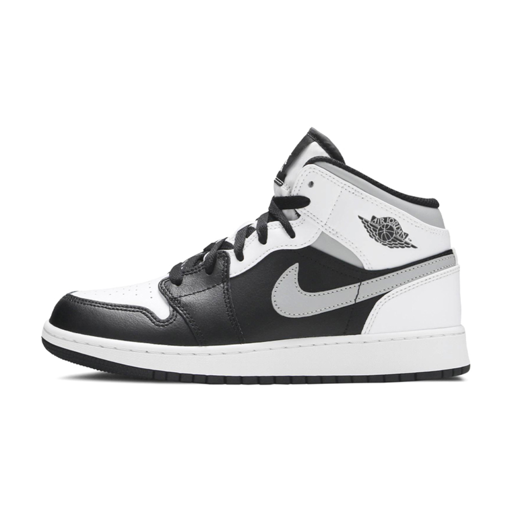 Jordan 1 Mid White Shadow GS