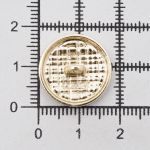 Пуговицы металл на ножке 28L=18 мм, Gold (золотой), 10 шт, MP06