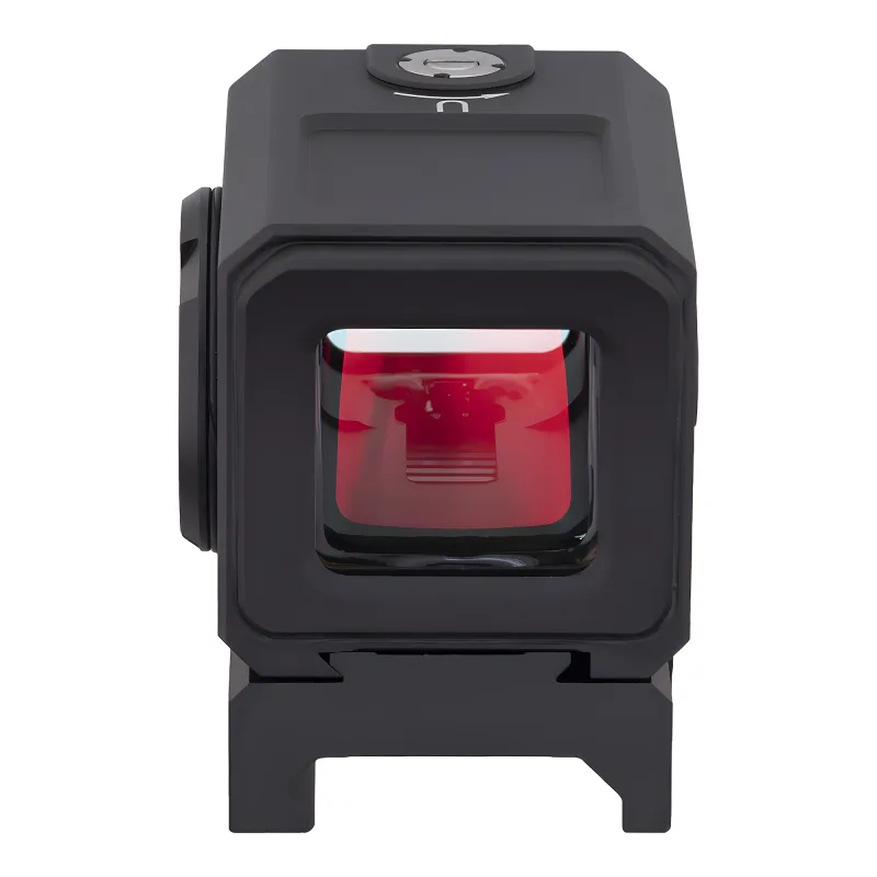 Коллиматор Gaut Tourmaline 1x20x18, закрытый, точка 3 МOA красная, Weaver - вид спереди