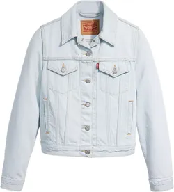 Куртка джинсовая женская LEVI'S ORIGINAL TRUCKER LIGHT INDIGO - WORN IN