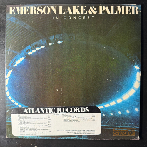 Emerson, Lake & Palmer ‎– In Concert (США 1979г.) promo