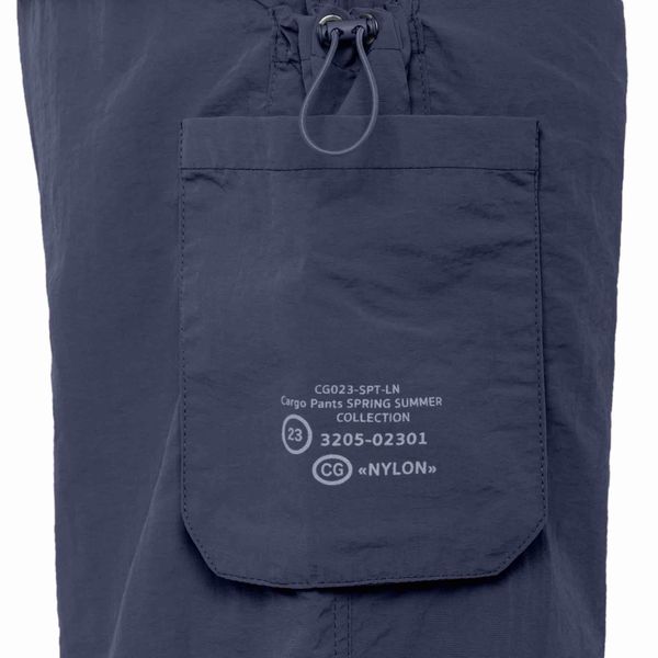 Брюки Multi pocket темно-синие - фото 10