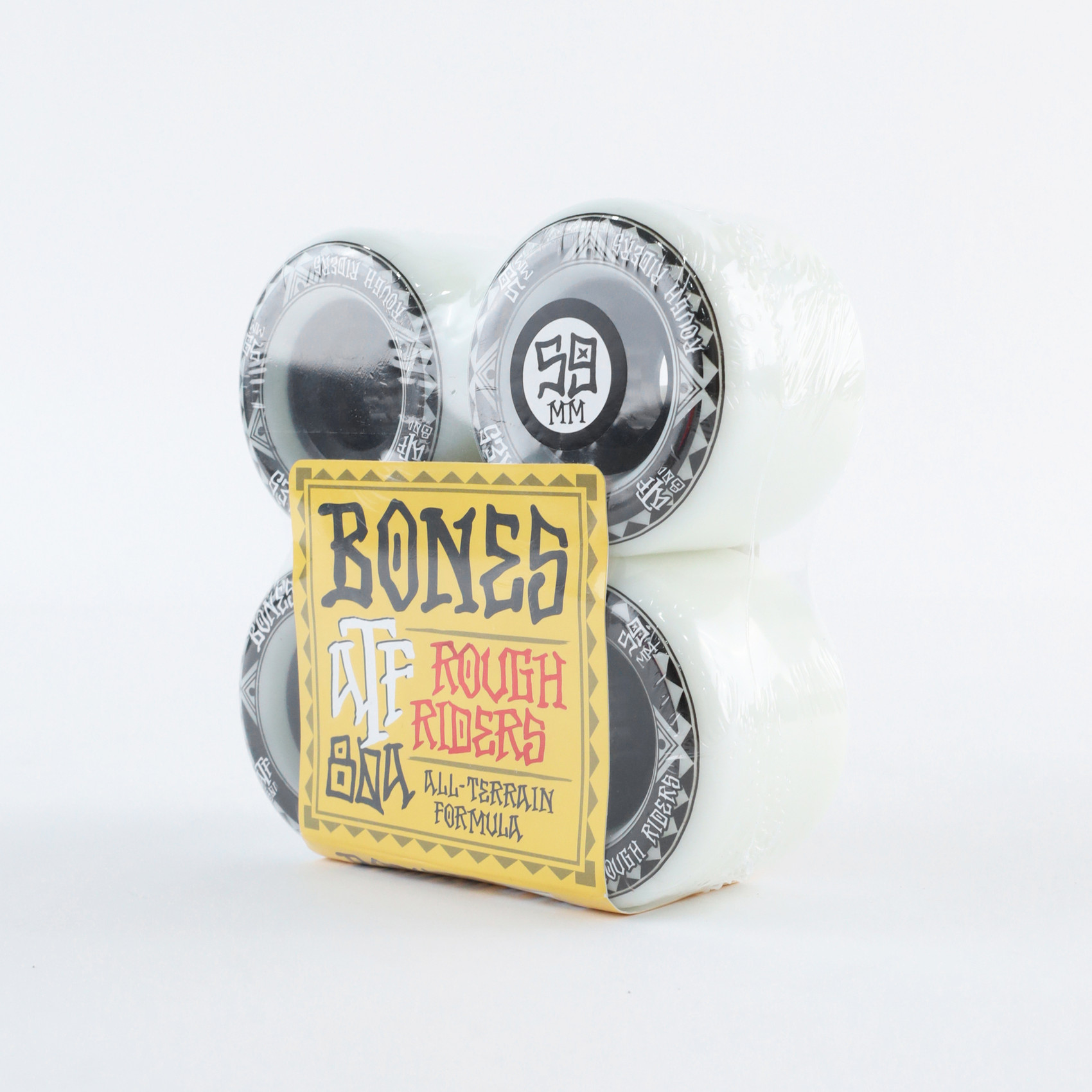 Колеса Bones Rough Rider Runners (white) 80A артикул: - купить в магазине Дайс
