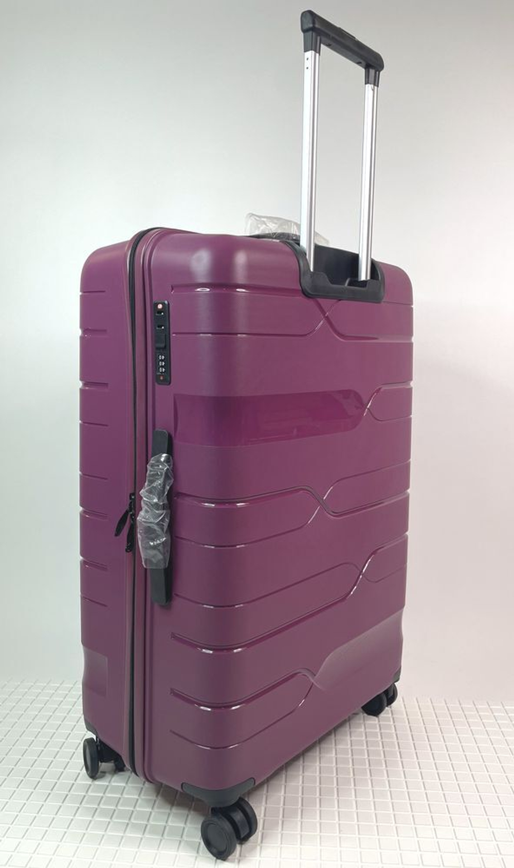 Большой чемодан Bon-Voyage PP One, Фиолетовый, L