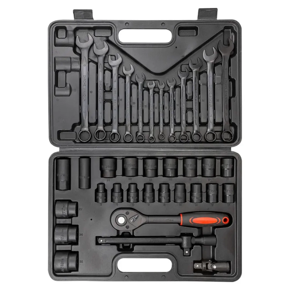 Набор инструментов 37пр. 1/2''(6гр.) FORCEKRAFT FK-4037-K
